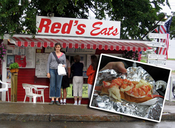 Brady at Red's Eats - Wiscasset, ME